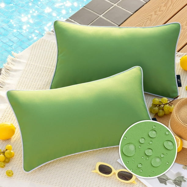 Funda de Cojín Decorativa Impermeable para Exterior 30x50 cm (Paquete de 2)