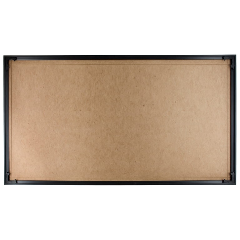 Quadro Frames 16x36 inch Picture Frame, Black, Style P375-3/8 inch Wide Molding