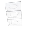 thumbnail image 4 of DimyFew 1 Piece Glove Dispenser Box Disposables Glove Box Holder Organizer Wall Mounted PETG Container Transparent Storage Suitable for Laboratory Kitchen Cle 3 Pieces, 4 of 8