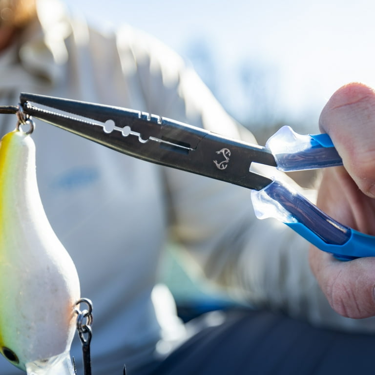 Realtree Fishing 8-inch Long Nose Stainless Steel Fishing Pliers
