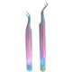 thumbnail image 1 of Pinzas para extensiones de pestañas de acero inoxidable, juego de pinzas para extensiones de pestañas profesionales., 1 of 5