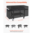 thumbnail image 4 of VEVOR Grill Cover, 66 inch BBQ Covers for Outdoor Grills, Waterproof, Fade Resistant, Weather Resistant Heavy Duty 600D Polyester, Easy On/Off, with Secure Buckles, Black, 4 of 9