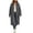 Gray, variant on COMVALUE Womens Long Zip Up Hoodie Jacket Open Front Hoodie Sweatshirt with Pockets Fleece Lightweight Sweaters Oversized Zipper Hooded Cardigan Winter Fall Coats Tunic Sweatshirts (White, XXL)