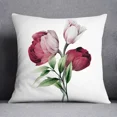 thumbnail image 3 of Funda de almohada decorativa cuadrada clásica de moda con diseño de rosas para sala de estar, sofá, cojín, decoración del hogar, 3 of 5