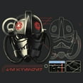 thumbnail image 2 of Womens Star Wars: Andor TIE Fighter Pilot Helmet Racerback Tank, 2 of 4