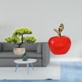 thumbnail image 2 of Árbol bonsái artificial,Árbol bonsái artificial para decoración de escritorio de interior y hogar,Árbol bonsái falso Planta falsa en maceta Planta falsa,Estatua,Escultura de fruta, 2 of 8