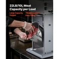 thumbnail image 4 of KFFKFF Electric Sausage Stuffer, 22 LBS / 10 L Vertical Meat Filler with Adjustable Speed, Stainless Steel Sausage Maker, Foot Pedal & 4 Filling Tubes, Suitable for Commercial and Home Use, 4 of 9