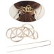 thumbnail image 5 of Paquete de Accesorios para el Cabello Strade Fareast Limited Colección Golden Hairpin 4 Piezas, 5 of 8