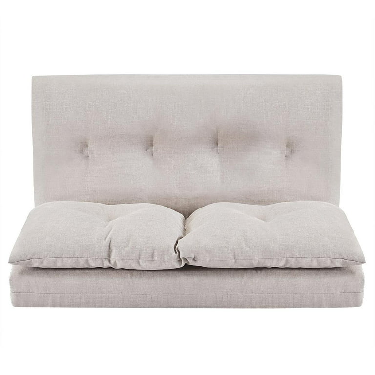 10 Inch Modern Folding Sofa Bed Couch Memory Foam Couch Full Futon Sofa  Sleeper Chair for Living Room Guest Mattress, Dark Grey - AliExpress