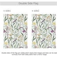 thumbnail image 3 of Spring Summer House Flag 28x40 Double Sided Vintage Wild Flowers Botanical Garden Yard Flags Welcome Spring Rustic Farmhouse Outdoor Banner Party Home Decor, 3 of 6