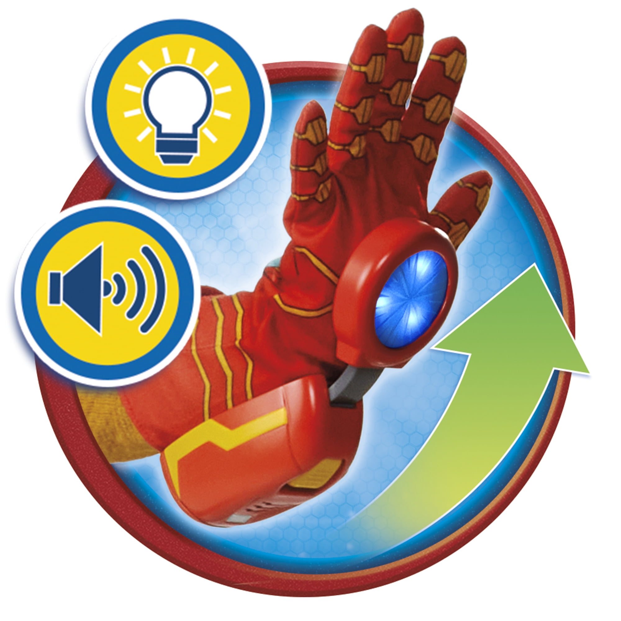 Marvel Iron Man and His Awesome Friends High-Tech Hero Role Play Set, Mask and Glove, 3+