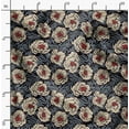 thumbnail image 6 of Soimoi Velvet White Fabric By the Yard - 54 Inch Wide - Florals Print Fabric - Elegant and Timeless Patterns for Fashion and Home Decor Printed Fabric, 6 of 6