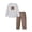 Cat, variant on Toddler Girls 2 Piece Cute Outfits Set Pink Leopard Color Block Crewneck Sweatshirt with Jogger Pants Kids Clothing Set 3-4 T