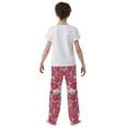 thumbnail image 4 of FORMRS Boys Pajama Pants with Pockets Size 6-8Y Kids Lounge Sleep Bottoms, Sweet Strawberry, 4 of 8