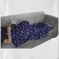 thumbnail image 5 of Ship Soft Flannel Fleece Throw Blanket, Repetitive Cartoon Maritime Transport Cruise Boat, Cozy Plush for Indoor and Outdoor Use, 50" x 70", Indigo Multicolor, by Ambesonne, 5 of 5