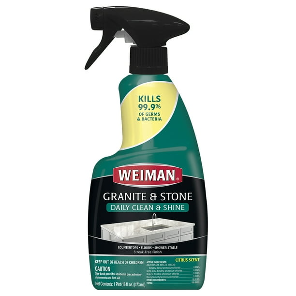 Weiman Granite and Stone Daily Clean and Shine with Disinfectant, 16