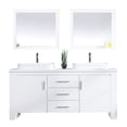 thumbnail image 7 of Design Element Washington 72" Double Sink Bathroom Vanity Set in White, 7 of 7