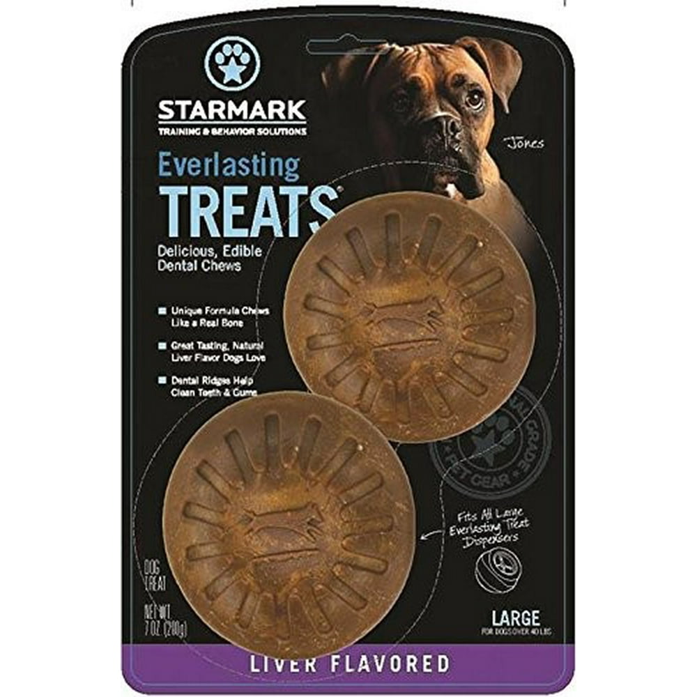 StarMark Everlasting Treat Dog Toy, Large, Brown