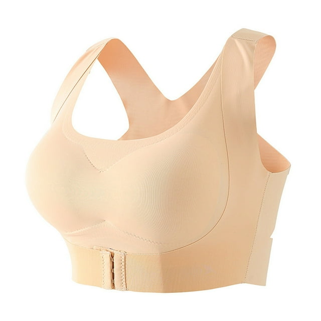 Women Back Beautiful No Wire Bra And Body Shaping Two In One Push Up Sports Bra