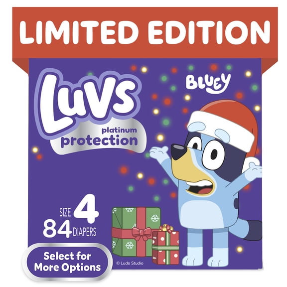 Luvs Platinum Protection Baby Diapers Size 4, 84 Count (Select for More Options)