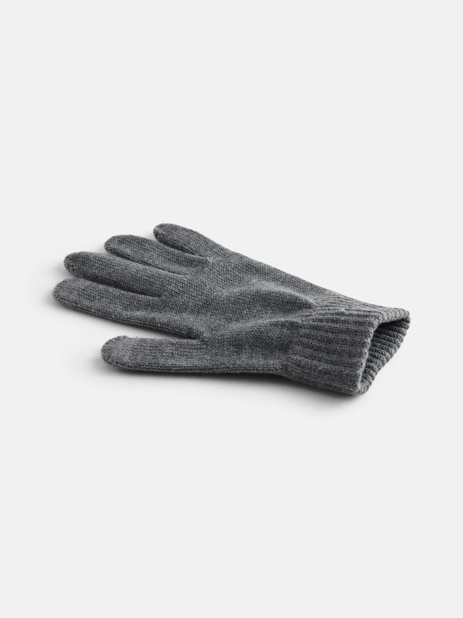 George Men's Stretch Knit Touch Tech Gloves, Grey