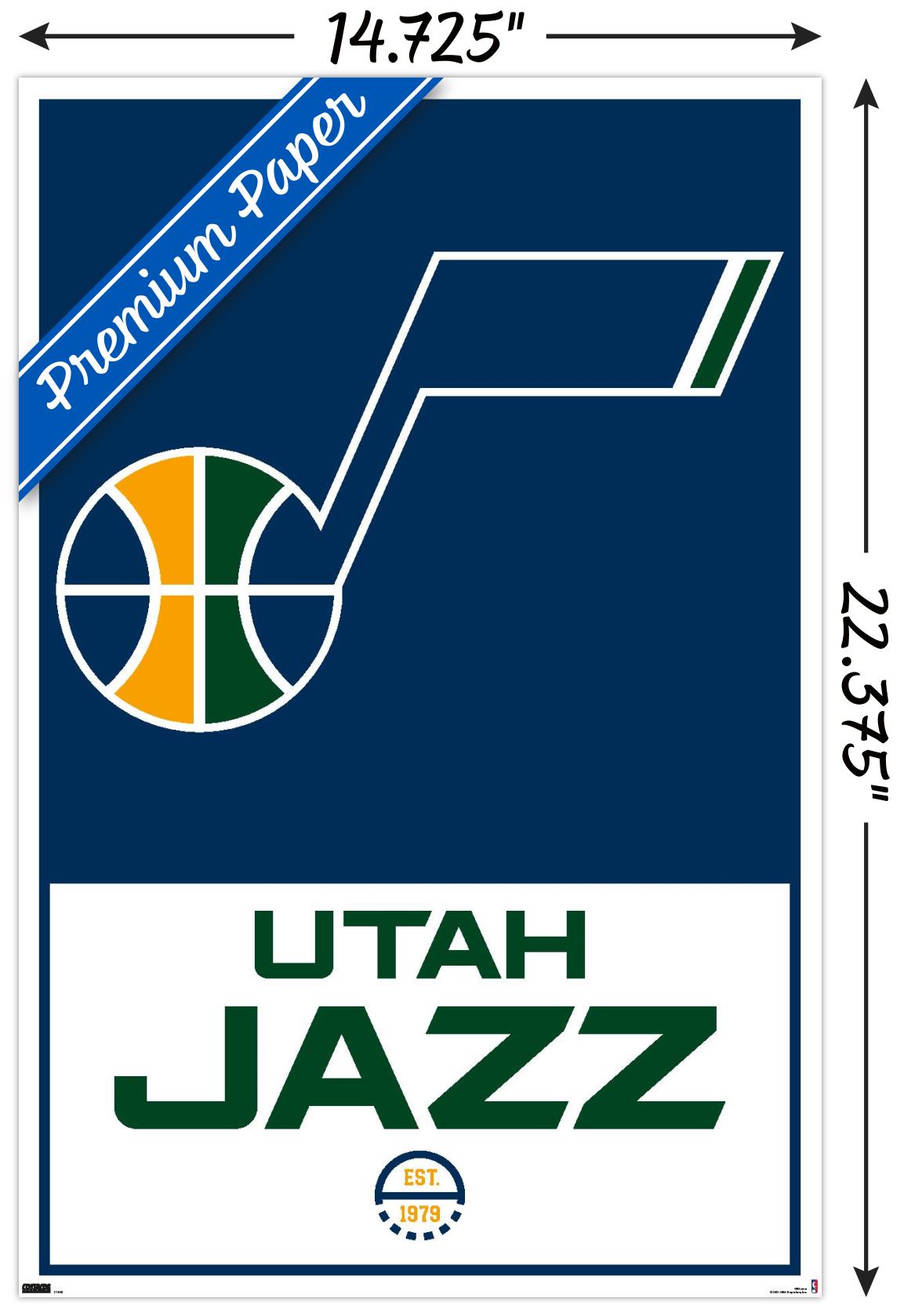 NBA Utah Jazz - Logo 21 Wall Poster, 14.725" x 22.375"