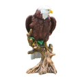 thumbnail image 1 of Adorno decorativo de águila Artesanía de poliresina Espantapájaros Arte Estatuilla de pájaro Escultura para jardín Patio Césped Hogar al aire Sunnimix  estatua del águila, 1 of 7