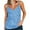 Light Blue1, variant on Babysbule Women Sequin V-Neck Camisole Blouse Summer Sleeveless Casual Party Tank Top