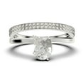 thumbnail image 1 of Gorgeous Minimalist 2.15 Carat Pear Cut Classic Diamond Moissanite Engagement Ring, Wedding Ring, Two Matching Band in 10k Solid White Gold, Gift For Her, Promise Ring, Anniversary Gift, 1 of 4