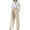 00 # White, variant on Outfits for Women Summer Sets Summer Outfits Gym Sets Women's Summer Suit Fashion Long Sleeve Trousers Casual Two Piece Suit White L