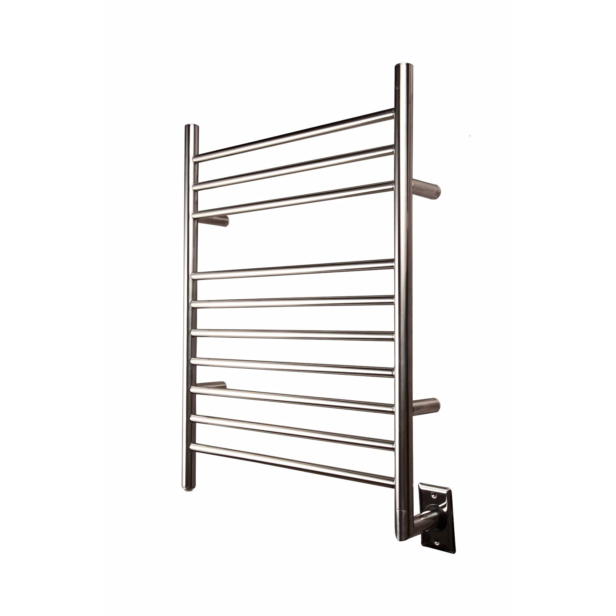 HEATGENE Hot Towel Warmer for Bath Hardwired Heated Drying Rack Brushed  Polish - Walmart.com