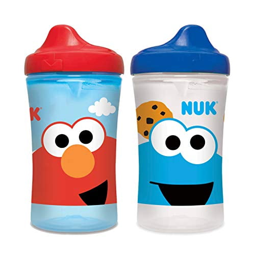 NUK Sesame Street Hard Spout Cup, 10 oz, 2 Pack, 12+ Months, Unisex, NUK SS HS CUP 2PK