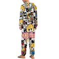thumbnail image 3 of Aggretsuko Unisex Onesie Pajamas Zipper Jumpsuit Hooded One Piece Sleepwear for Family Mens Womens, 3 of 8