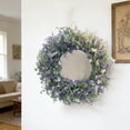 thumbnail image 6 of Vibrant Spring Atmosphere, 18 Inch Artificial Flower Wreath, Colorful Plastic Summer Garland, Lifelike Door Decoration for Farmhouse Porch Windows, 6 of 6