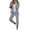 Dark Gray-B, variant on LINGLANG Fall Outfits For Women 2025 Sets Elegant Solid Color Suit Long Sleeve Cardigan Pockets Top Elastic Straight Leg Pants Suit Casual Sweatsuit Lounge Set Matching Sets