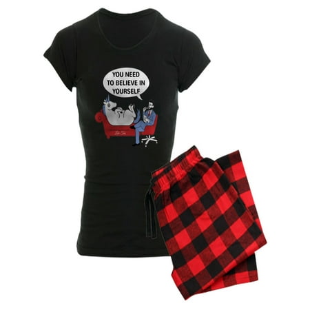 

CafePress - Believe In Yourself Pajamas - Women s Dark Pajamas