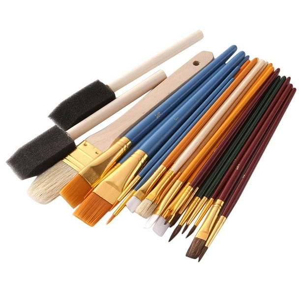 Pro 25x Set de Pinceles de Pintura Pinceles de Pintura Acrílicos de Y Acuarela para Artistas