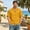 Orange, variant on Bbyeadc Men's Button Down Short Sleeve Shirt Casual Summer Beach Wedding Shirts with Pocket,White(XXL)