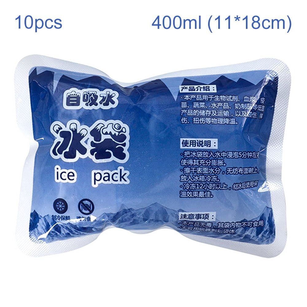 Compressed Ice 10pcs Self-priming Seafood Preservation Keep Food Fresh for Restaurant ...