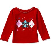 Garanimals - Infant Girls' Long-Sleeved Screen Print Tee