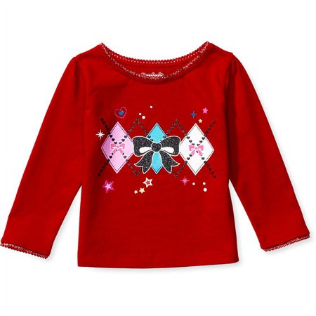 Garanimals - Infant Girls' Long-Sleeved Screen Print Tee