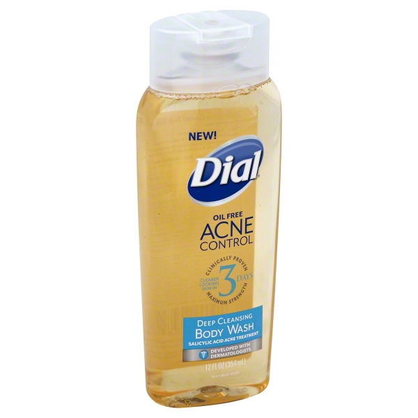 Dial Oil Free Acne Control Body Wash, 12.0 FL OZ