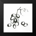 thumbnail image 2 of Paschke, Chris 15x15 Black Modern Framed Museum Art Print Titled - Grapes I BW, 2 of 5