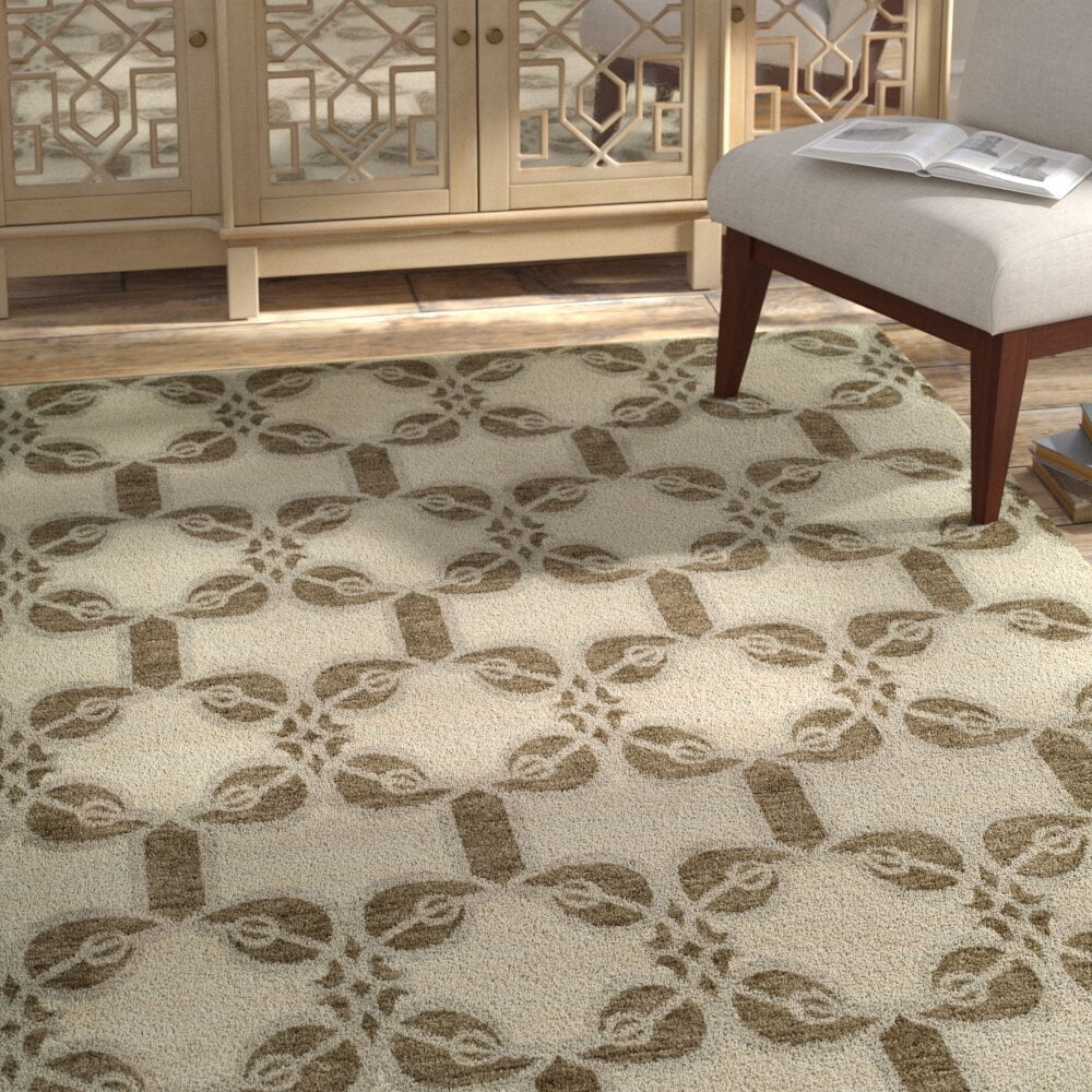 Guilaine Hand Knotted Wool Ivory Area Rug, Product Care: Spot Clean with  dry cloth; Vacuum with no beater bar/rotating brush, Floor Heating Safe:  Yes - Walmart.com