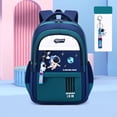 thumbnail image 2 of ibiyuan School Backpacks Water Resistant Multi Compartment Cartoon School Bag for Ages 3rd 4th 5th 6th, Primary School, Park, Travel, 2 of 4