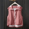 thumbnail image 6 of Ankola Women's Casual Zip Up Cargo Vest Lightweight Sleeveless Blazer Vest Jacket Tops Trendy Outwear, 6 of 7