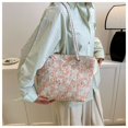 thumbnail image 5 of Zhuge Bolso de hombro tejido para mujer, bolso de mano tejido, bolso de mano tejido elegante para playa de verano, bolsos de hombro de 12,99 x 3,14 x 9,64 pulgadas (rojo), 5 of 5