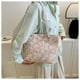 thumbnail image 5 of Zhuge Bolso de hombro tejido para mujer, bolso de mano tejido, bolso de mano tejido elegante para playa de verano, bolsos de hombro de 12,99 x 3,14 x 9,64 pulgadas (rojo), 5 of 5