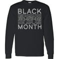 thumbnail image 3 of Inktastic Black History Month Occupations and Identities Long Sleeve T-Shirt, 3 of 5