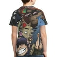 thumbnail image 2 of Gorillaz Music Poster Teen T-Shirt Crewneck Short Sleeve Double-Sided Print Summer Tee Shirts Top For Youth Boys Girls Children Small, 2 of 7